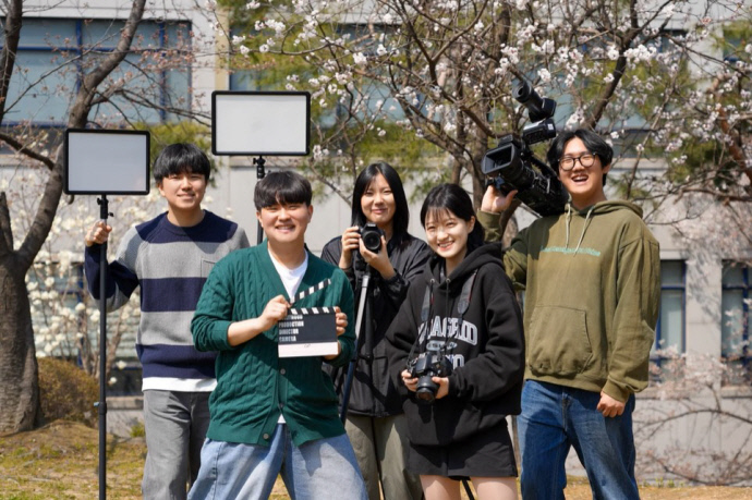 한세대학교 미디어영상광고학과 학생들의 모습. 사진=한세대학교