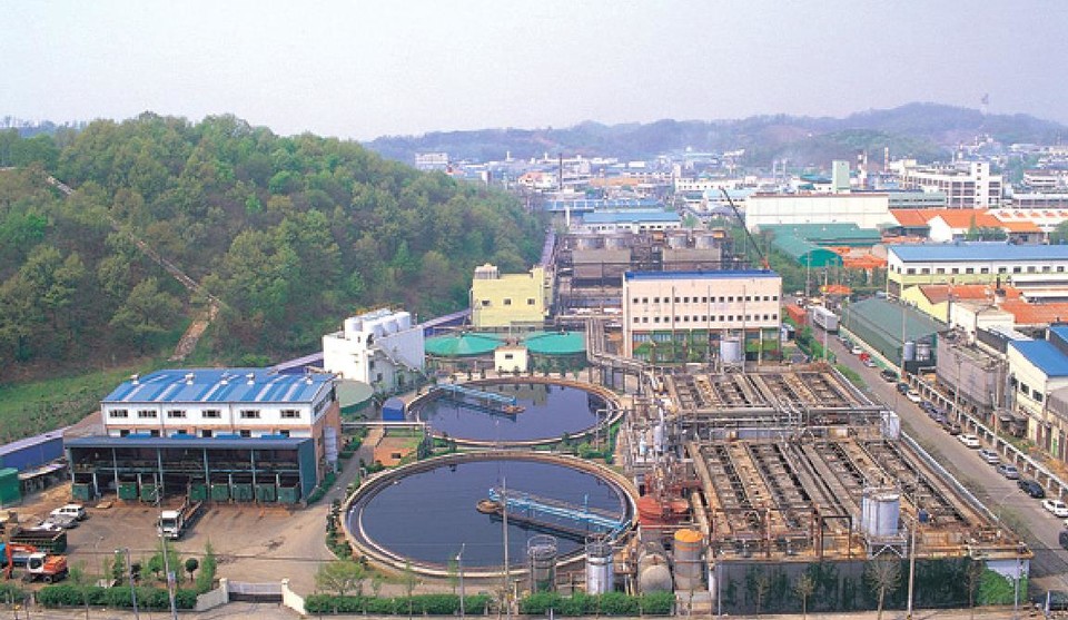 반월염색 뿌리산업 특화단지 공동방지시설 전경. 사진=안산시청