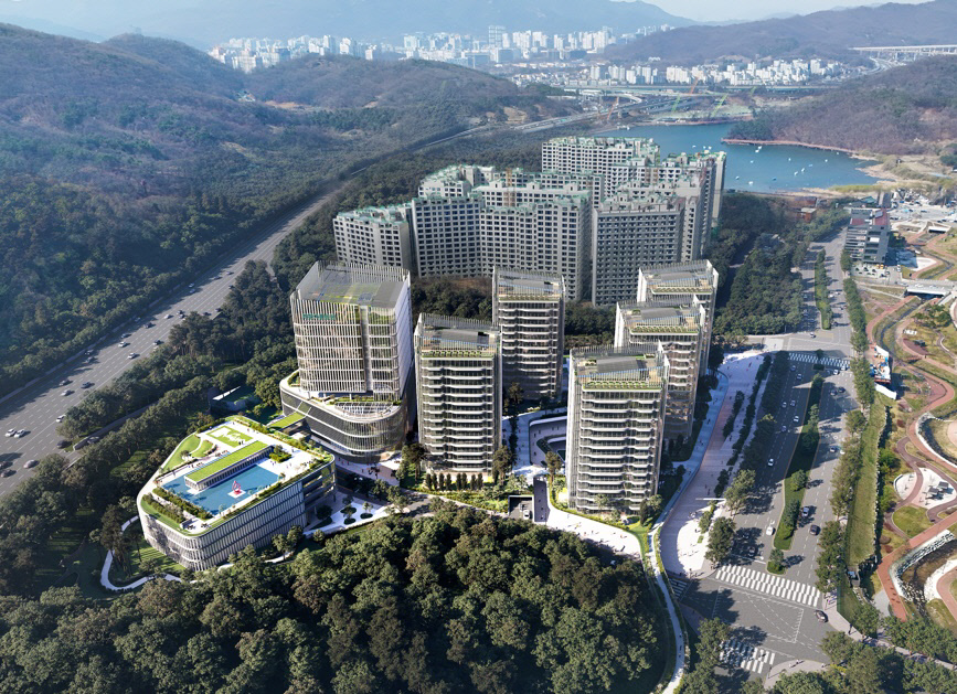 의왕 백운밸리 종합병원 조감도