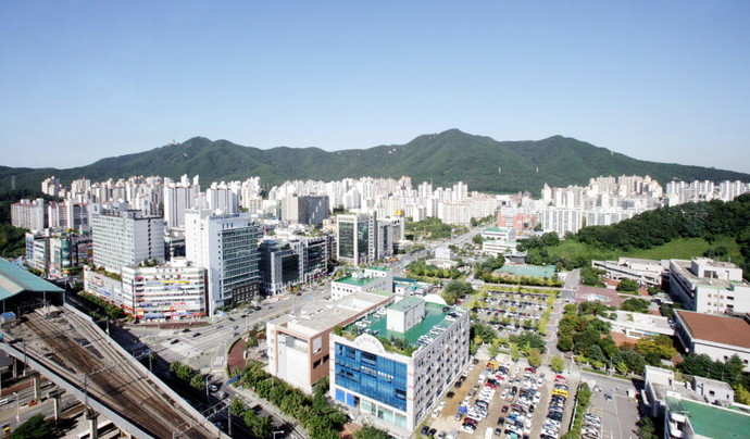 군포산본 신도시 전경.사진=군포시청