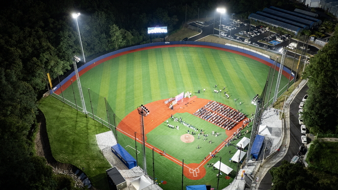 ▲ 지난달 25일 개장한 왕곡동 소재 의왕 야구장 전경. 사진=의왕시청