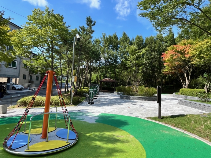 최근 리모델링을 완료한 인천 중구 운서동 용샘공원.  사진=중구청