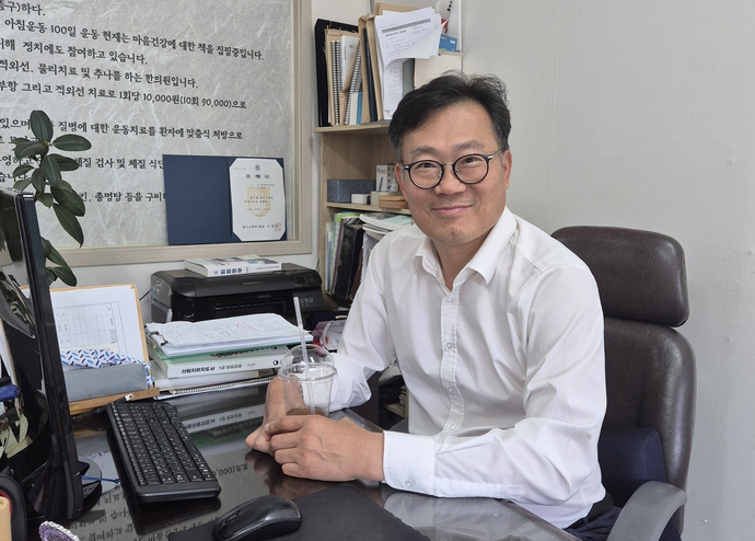 정경진 구리바둑협회 초대 회장