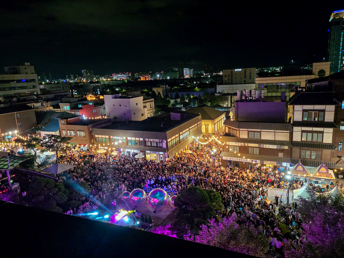 지난 20일  인천 중구 개항장 문화지구 일원에서 열린 올해 2회차 ‘국가유산 야행’에 많은 인파가 운집해 있다. 사진=중구청