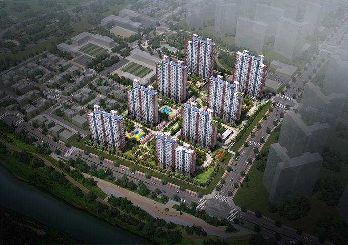 안성 아양 금성백조 예미지 조감도. 사진=금성백조