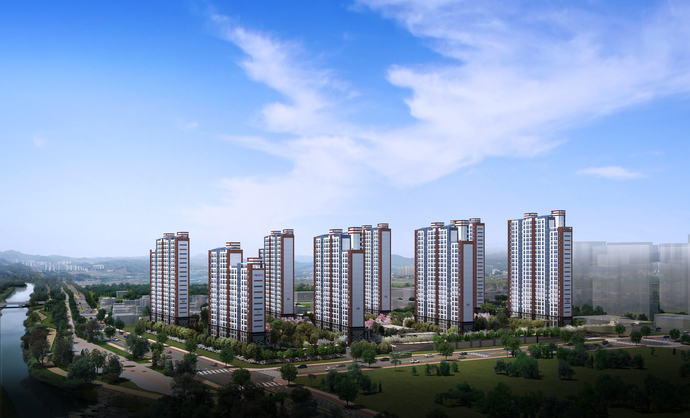 안성 아양 금성백조 예미지 투시도. 사진=금성백조