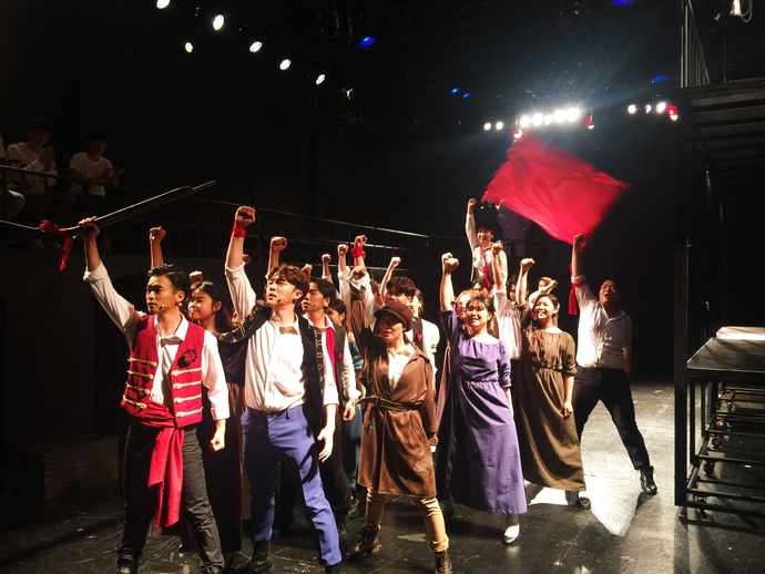 용인대학교 연극학과 학생들이 활동하고 있는 모습. 사진=용인대학교