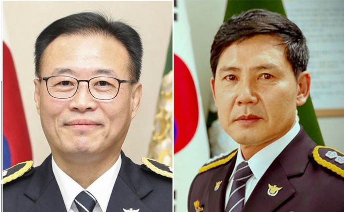황창선 경기남부청장·김동권 경기북부청장