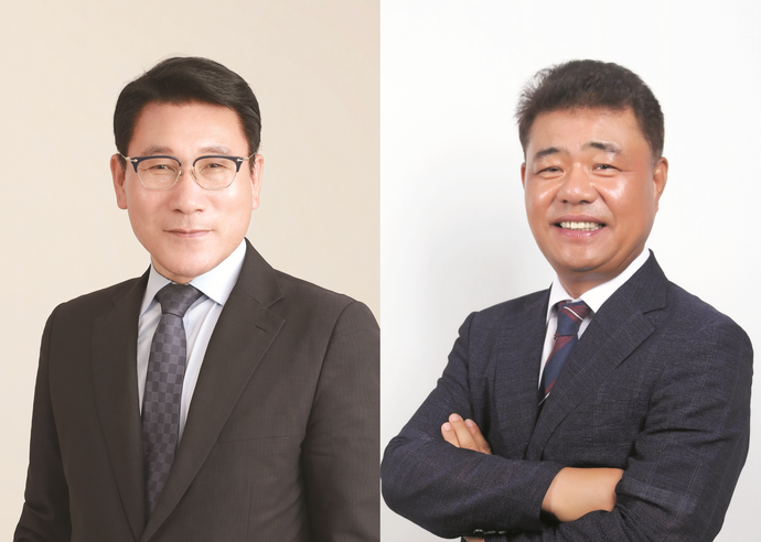 이향천 (주)에이치케이 대표(왼쪽), 이준기 수광산업(주) 대표(오른쪽). 사진=중소기업중앙회