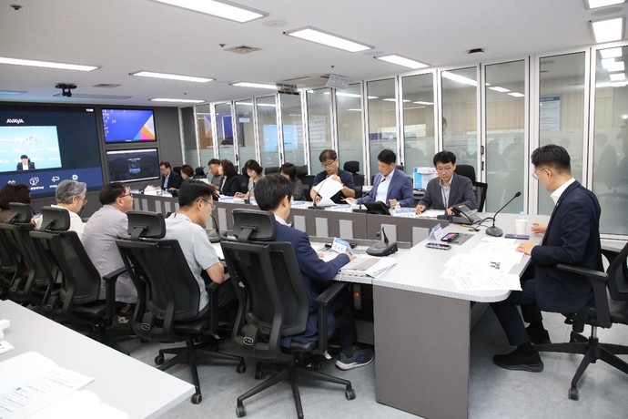 9월 29일 오전 10시 시청 8층 재난안전상황실 추석 명절 종합대책 회의 사진=안양시