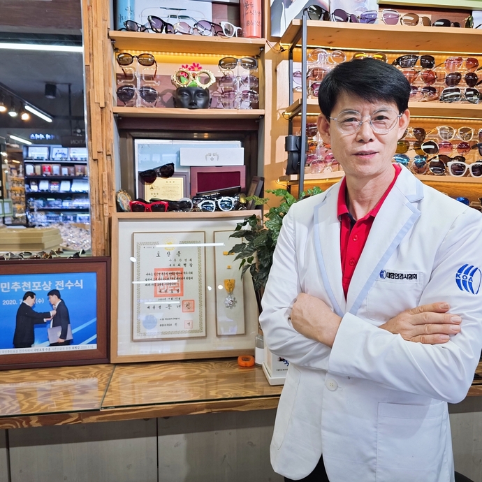 봉사활동을 삶으로 여기는 최병갑 대표. 안승국 시민기자