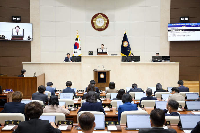 제296회 임시회 개회.사진=용인특례시의회