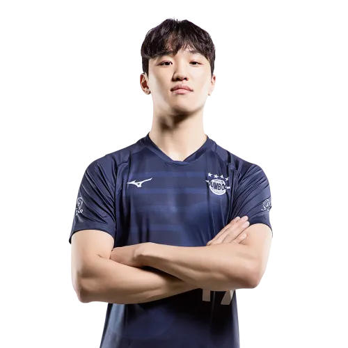 군 복무를 마치고 상무에서 전역한 대한항공의 임동혁. 사진=대한항공 점보스