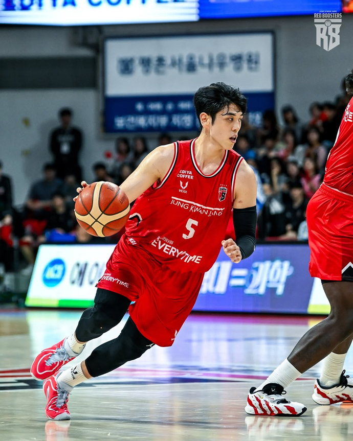 농구 대표팀에 선발된 안양 정관장 변준형. 사진=정관장