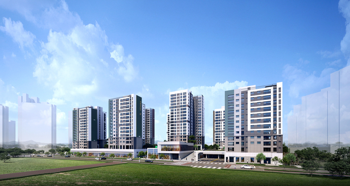 운정신도시 푸르지오 더 스마트 투시도. 사진=대우건설