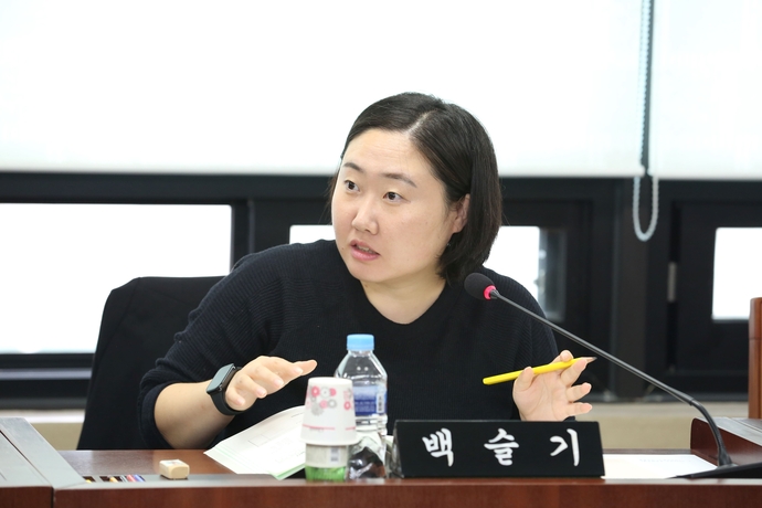 백슬기 인천 서구의원. 사진=서구의회