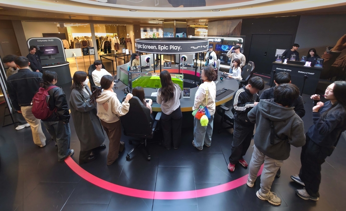 삼성전자가 서울 파르나스몰과 경기도 스타필드 수원에서 각각 11월 15~23일, 11월 29일~12월 7일 다양한 혜택과 특별한 게이밍 체험을 제공하는 ‘오디세이 게임 스테이션’ 팝업 체험존을 운영한다. 사진=삼성전자