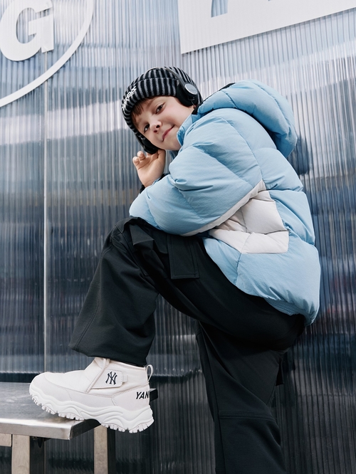 MLB키즈 ‘윈터 컬렉션’ 화보. 사진=MLB키즈