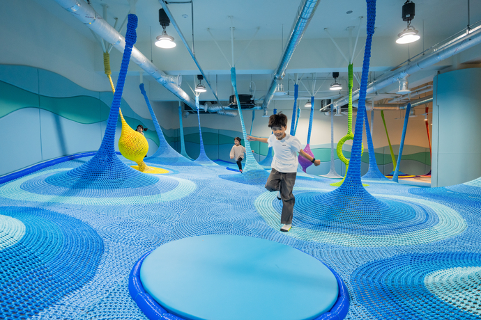 경기창작캠퍼스의 갯벌놀이터. 사진=경기문화재단