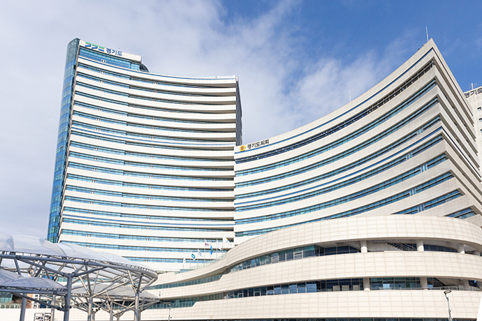 경기도·경기도의회 청사 잔경. 사진=경기도청