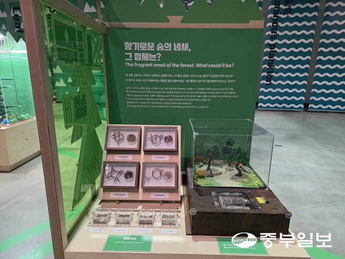 ‘과학마블 탐구여행’ 전시 모습. 이준도기자