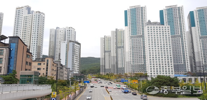 광명 일직동 광명역 일대. 중부포토DB