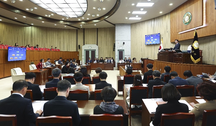 의왕시의회 제9대 임기 종료 현장