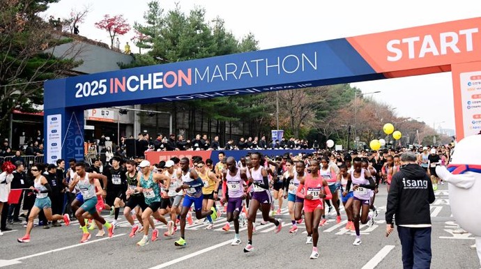 "과속 빈발 도로가 코스라니"…인천마라톤 안전성 논란